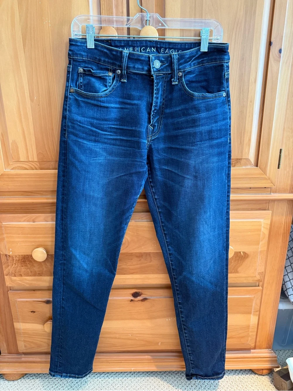 American Eagle Outfitters Airflex Slim Dark Wash Men’s Jeans